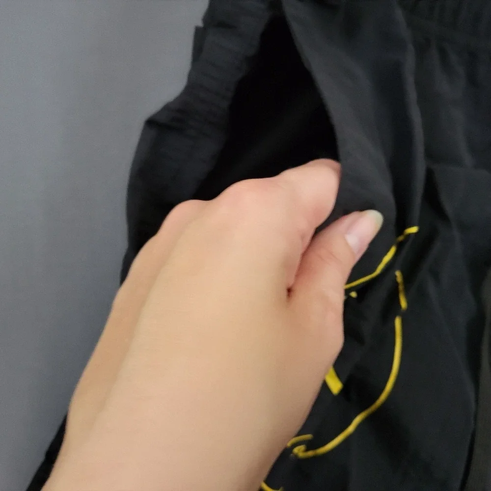 PacSun x Coca-Cola Mens Small Black Coke Ice Cold Smiley Nylon‎ Swim Shorts